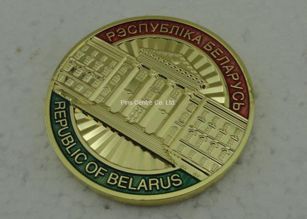 Cheap Customized Challenge Coin , 3D Brass Army Souvenir Metal Coin for sale