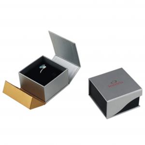 Best Velvet Ring Jewelry Packaging Box OEM Cardboard Jewellery Display Boxes wholesale