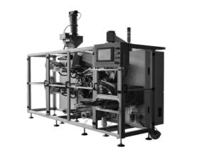 China Fully Automatic Pouch Packing Machine Cold - Sealed For Double Chamber Tea Bag on sale