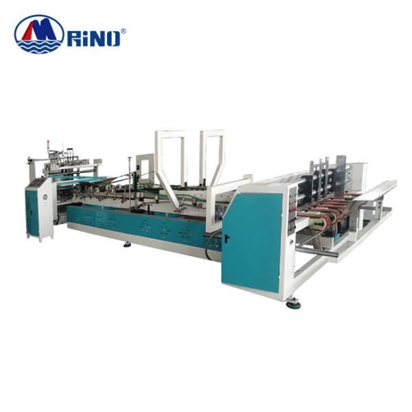 Cheap Paperboard Carton Box Folder Gluer Machine Automatic PLC Control for sale
