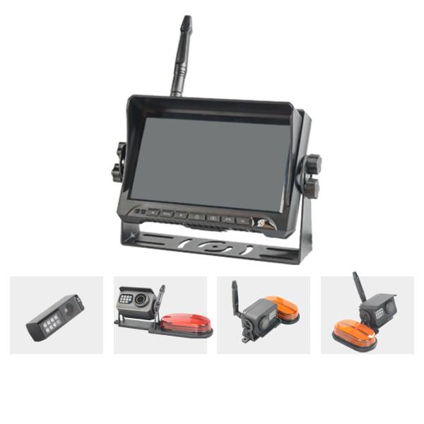 Cheap Wireless Rearview DVR Reverse Camera Black Color 4 Cameras System for sale