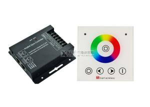 China LED RGBW Controller 12V 288W With synchronization RF Wireless Full Touch Wall Panel 24V 576W for rgb led strip on sale