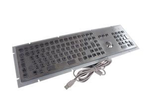 Best PS2 107 Keys IP65 Stainless Steel Numeric Keypad With Trackball wholesale