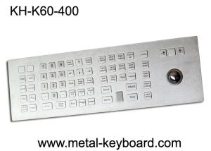 China Custom Rugged Industrial Kiosk Keyboard with Trackball 60 Keys Water Resistant on sale