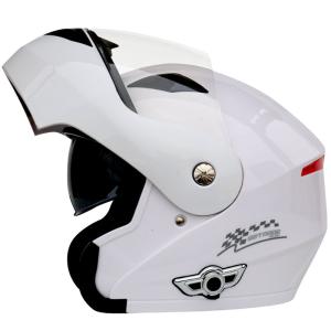 China Flip up Dual Lens full face Motorcycle Helmet with Built-in Integrated Bluetooth Intercom system on sale