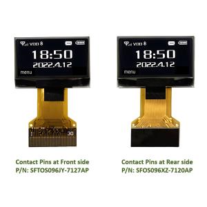 0.96 Inch OLED Display Module 128x64 Pixel SPI I2C Interface Plug-In Connection