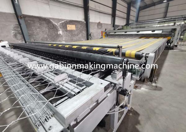 Cheap PLC Control System Automatic Wrapped Edge Gabion Machine Edge Wrapping Machine Double Twist for sale