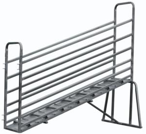 China Galvanized Adjustable Wire Cattle Panels , Durable Cattle Loading Ramp on sale