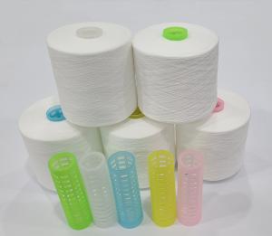 Best High Tenacity Polyester Core Spun Yarn , Smooth Surface Spun Polyester Sewing Thread wholesale