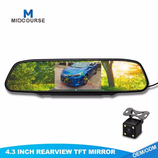 Cheap Adjustable Brightness Monitor Rear View Mirror views Over - Current Protection for sale
