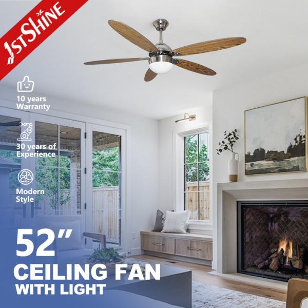 Cheap Remote Control Switch Ceiling Fan with Light Traditional Style Low Noise and High Speed for sale