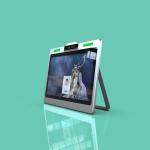 JP1307 13-Inch Desktop Facial Recognition Visitor Machine Utilizes deep learning