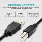 High Quality 1m 2m 3m USB Type B to A Male USB Printer Cable for HP