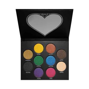 Best 10 Color Pigments Empty Paper Makeup Palette With Heart Shape Mirror wholesale