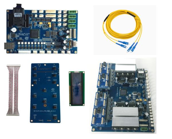 Cheap Gigabit Network Four Head I3200 Inkjet Print Board , White Ink Pyrography Printer Kit for sale