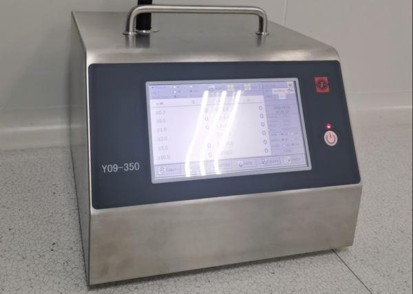 Cheap Laser Portable Air Particle Counter 80W For Pharma Cleanroom Y09-350 for sale