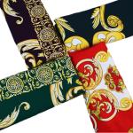 Island Style Polyester Printing Fabric 1.5m Width Custom Pattern