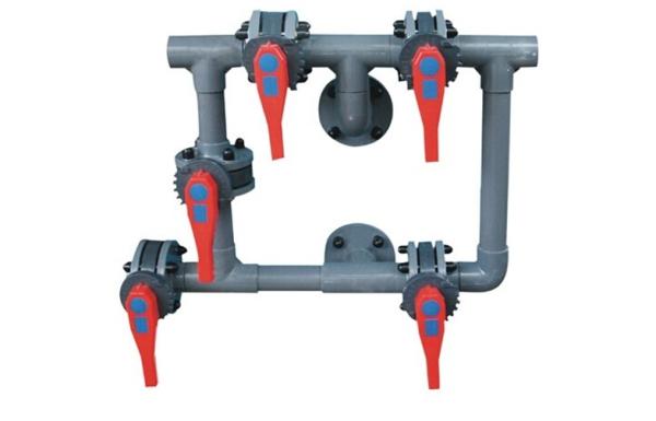 Cheap 4 Way / 5 Way Butterfly Valve 3" - 8" For Swimming Pool Cartridge Filters for sale