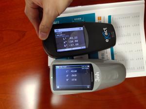 YD5050 3nh Spectrophotometer CMYK Colorimeter With Pantone Color Code PC Software