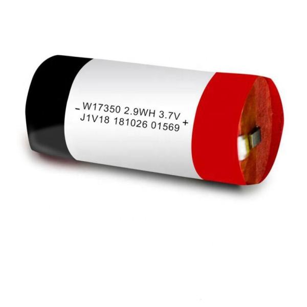 Cheap 500 Cycles 17350 Lithium Polymer Battery Cell 2.9Wh Cigarette Battery for sale