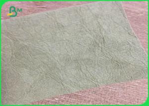 China Brown Washable Kraft Liner Paper / Fabric Kraft Paper Sheets For Handbag on sale