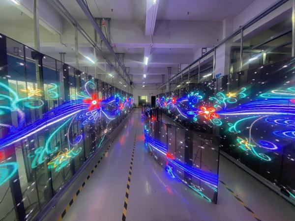Cheap Commercial Transparent Display , LED Transparent Display 1R1G1B for sale