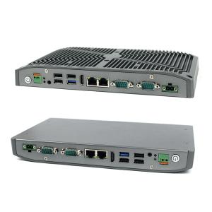 China RS232 Fanless Embedded Box Pc Alloy Shell J1900 1.5A Embedded Mini Pc on sale