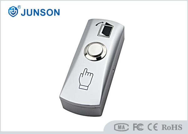 Cheap Zinc Alloy Small Door Exit Button With Back Box ,  No / Com Contact for sale
