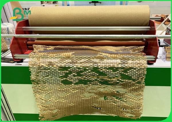 Cheap 80gsm Fragile Wrapping Buffer Paper Recycled Kraft Paper Honeycomb for sale