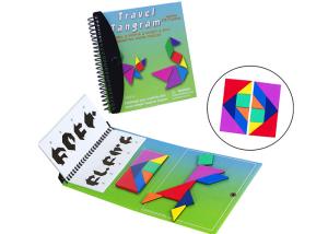 Non-Toxic Harmless Environmental Protection Tangram Puzzle Book Magnetic Activity Set