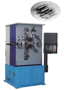 Computer Spring Making Equipment 4 Axis Servo Motor With Color Monitor Display