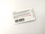 Sublimation Plastic Custom PVC Cards Barcode Qr Code Preprinted Round Corner