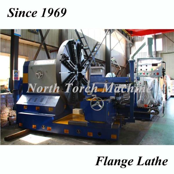 Cheap Metal Flange Lathe Easy Operation With PLC Control Long Working Life for sale