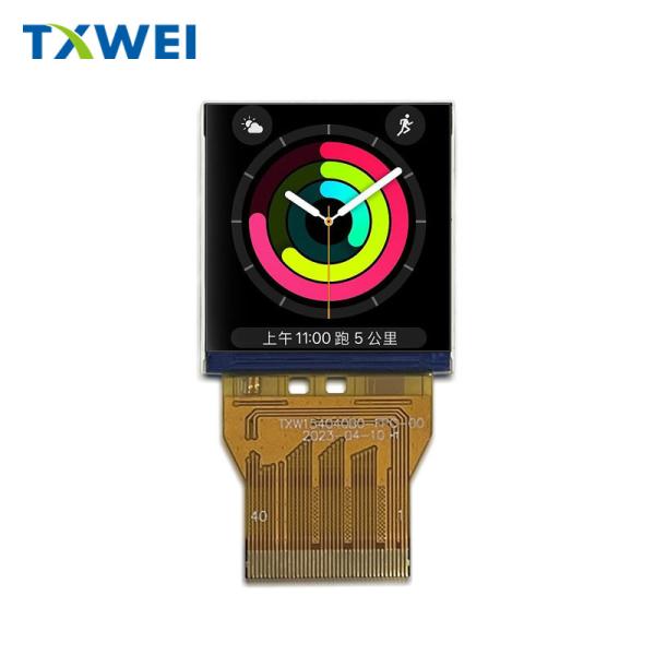 Cheap Square 1.54-inch RGB interface 320 * 320 small-sized LCD display screen 700nits for sale