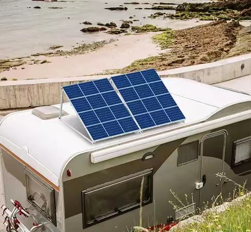 Solar Module Applicable Adjustable PV Triangle Brackets for Open Field Installation
