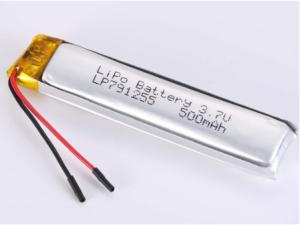 China LP791255 500MAH JST/Customized Lithium Polymer Battery for High Capacity and Long-lasting Power Solution by Air Delivery on sale
