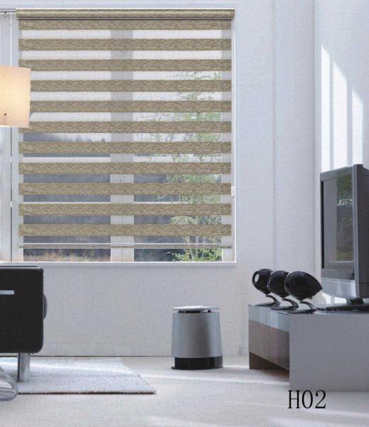 Cheap Double Layer High quality automated zebra shades day night window blinds Light Filtering for sale