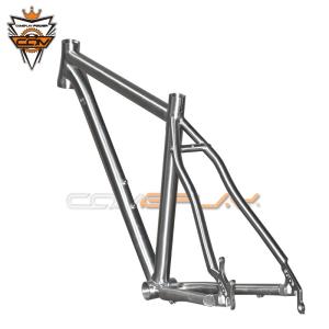 China Ultra Light Titanium MTB Frame 29er 27.5er 26er With Inner Cable Routing on sale