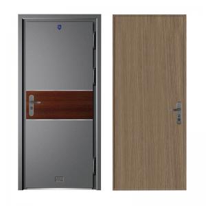 Best Exterior Entrance Houses Modern Double Front Doors Residential Aluminum Door wholesale