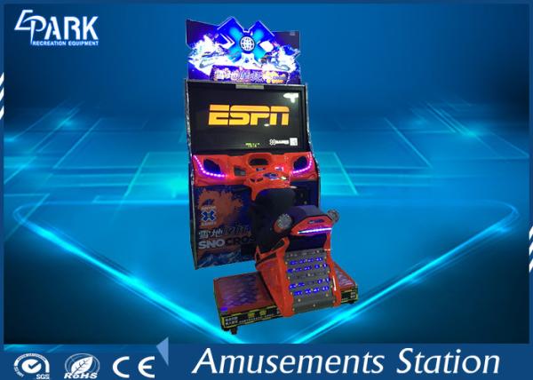 Cheap snow track motor Racing Game Good Assembling Design coin operated Machine for sale