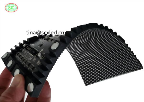 Cheap P4 Curving LED Video Screen Curtain Flexible Led Display Module full Color for sale