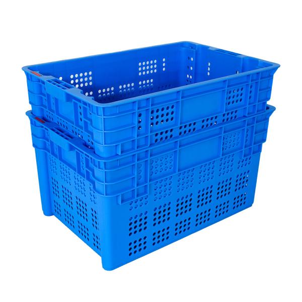 Cheap Mesh Style Dislocation Storage Plastic Moving Crate for Fruit in Customized Color for sale