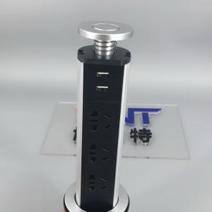 Best Smart office kitchen pop up power outlets / desktop pop up power socket with the USB charger wholesale