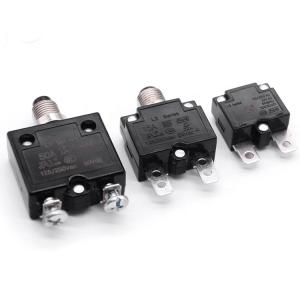 China 125-250V AC 50V DC Push Button Thermal Overload Protector Manual Reset Thermal Circuit Breaker on sale