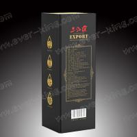 China OEM Single Bottle Box Foil Logo Cardboard Pack Wine Gift for sale