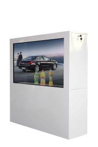 Free Standing Touch Transparent LCD Screen Showcase Video Player Box Digital Signage