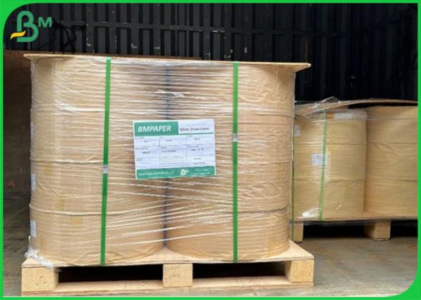 Cheap 100gsm 120gsm Jumbol Roll Unbleached Kraft Paper With 30" 48" x 100ft for sale