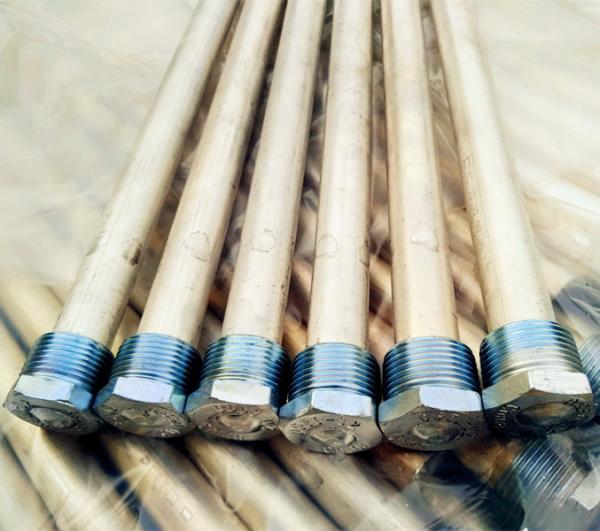 Cheap Extruded Magnesium anode rod for water heater AZ31 & AZ63 customized service for sale