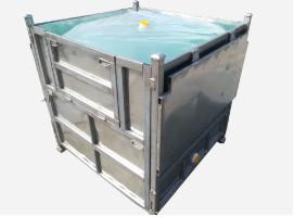Cheap Steel IBC Intermediate Bulk Container Foldable IBC Container 1000L Capacity for sale