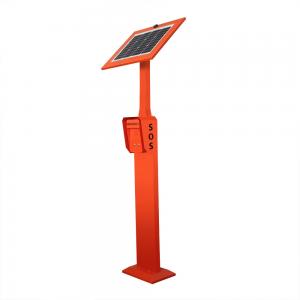 Best Highway Roadside Solar Powered Emergency Phone Call Box IP67 With Solar Panel wholesale
